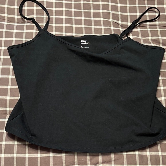 TNA Tops - BNNW aritzia black cropped HOLD IT cami tank